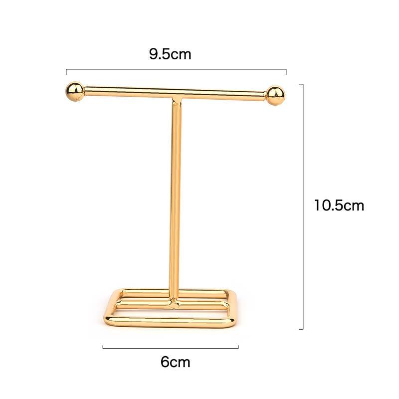 Jewelry Display Holder Metal Earring Storage Rack Jewelry Organizer Holder Earring Necklace Pendants Organizer Display Stand Jewelry Stand Display Necklace Holder Plated Metal Tabletop Jewelry Organizer - Fabs things