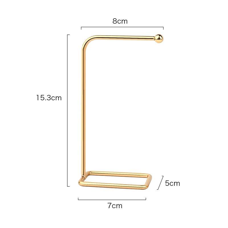 Jewelry Display Holder Metal Earring Storage Rack Jewelry Organizer Holder Earring Necklace Pendants Organizer Display Stand Jewelry Stand Display Necklace Holder Plated Metal Tabletop Jewelry Organizer - Fabs things