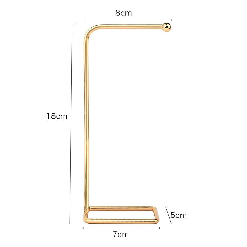 Jewelry Display Holder Metal Earring Storage Rack Jewelry Organizer Holder Earring Necklace Pendants Organizer Display Stand Jewelry Stand Display Necklace Holder Plated Metal Tabletop Jewelry Organizer - Fabs things