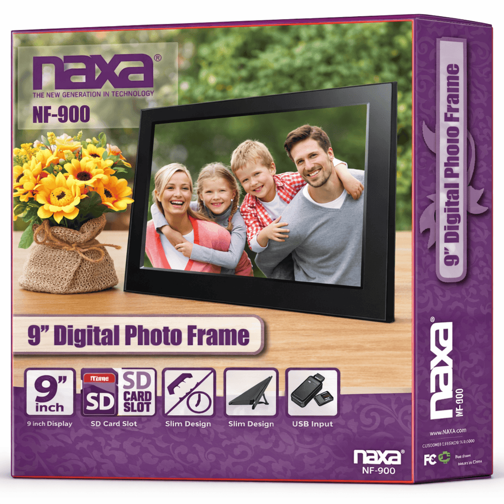 Naxa 9" Digital Photo Frame - Refurbished - Fabs things