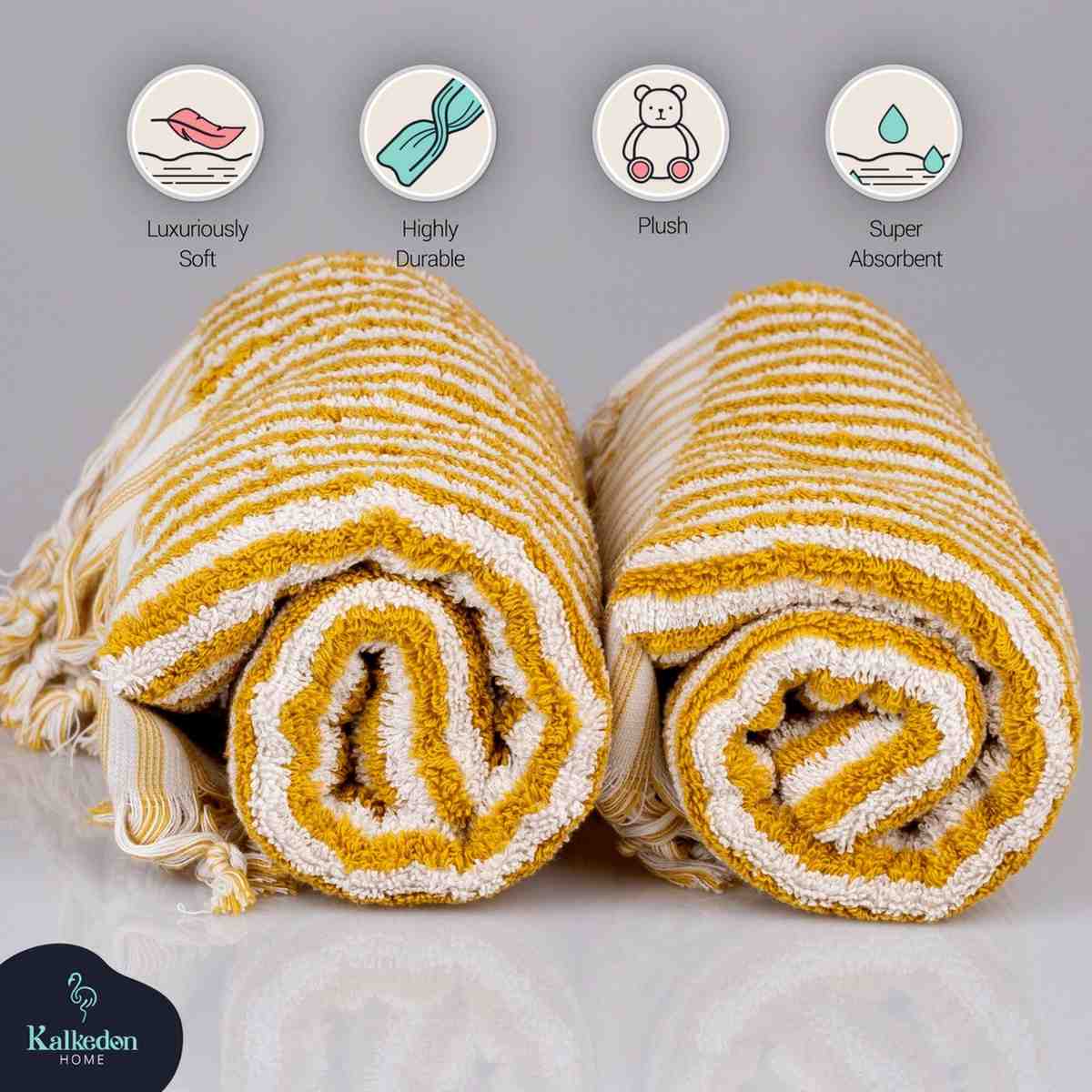 Striped Hand Towel - Fabs things