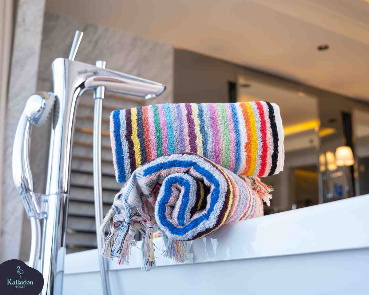 Striped Hand Towel - Fabs things