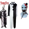 Terrifier 2 Art The Clown Cosplay Costume – Jumpsuit & Mask Halloween Set - Fabs things