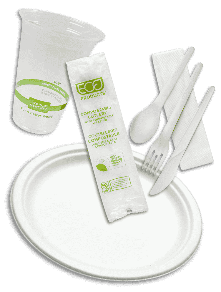 Party Kit: Plates, Cold Cups, and Cutlery (50 Sets) - Fabs things