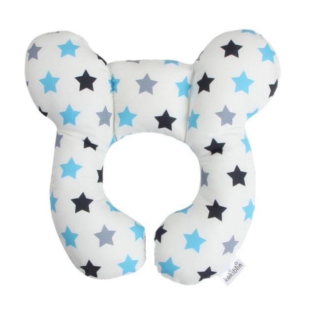 Kids Children Baby Pillow Soft Neck Support Infant Car Cushion U-Shape Cotton Infant Nursing Pillow Toddler Sleep Positioner  Air Mesh Organic Cotton Protection for Flat Head Baby Pillow for Newborn Breathable Adjustable Infants and Baby Neck Head Support - Fabs things