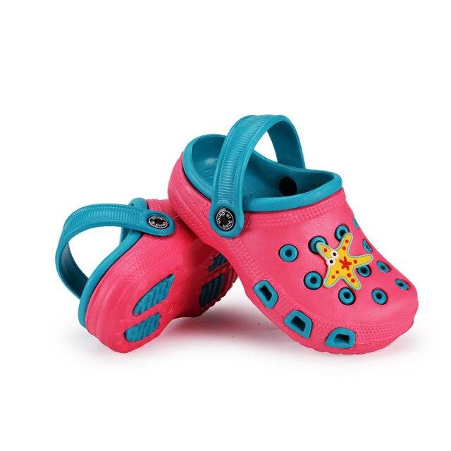 Kids Slippers Boy Shoe Cute Beach Shoes Child Boy Girl Antiskid Sandal Spring Summer Toddler Non-Slip Breathable Kids Clogs Garden High Elasticity Kids Sandals Indoor Outdoor Waterproof Beach Sandals Children Classic Slippers - Fabs things