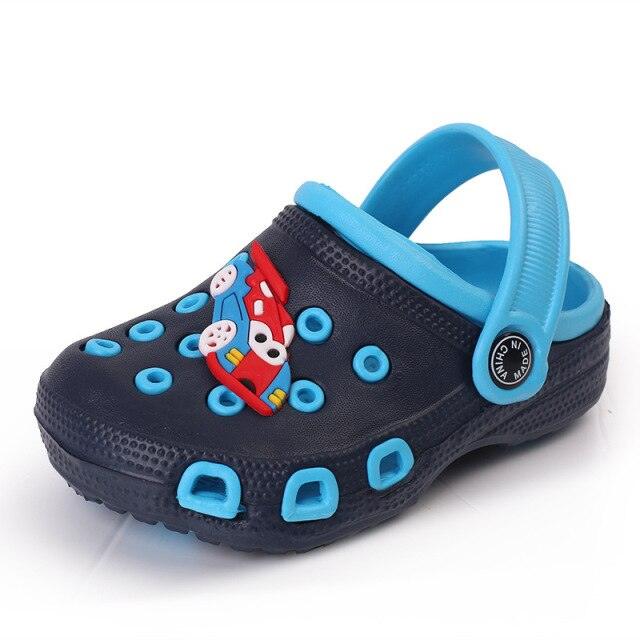 Kids Slippers Boy Shoe Cute Beach Shoes Child Boy Girl Antiskid Sandal Spring Summer Toddler Non-Slip Breathable Kids Clogs Garden High Elasticity Kids Sandals Indoor Outdoor Waterproof Beach Sandals Children Classic Slippers - Fabs things