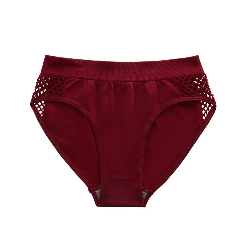 3/4pcs/pack Mid Waist Seamless Women Panties Underwear Solid Breathable Comfortable Female Underpants Soft Lingerie Lady Briefs - Fabs things
