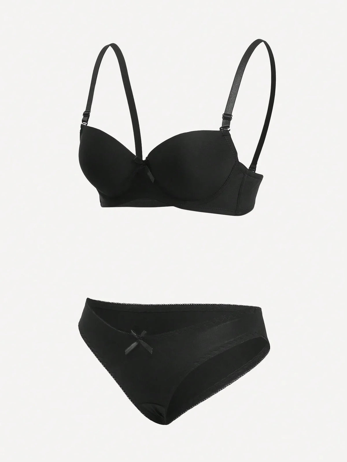 High Quality Sexy Lingerie Set For Women's Lace Up Steel Ring Push Ups 2-piece Set For Daily Underwear Set A2127 - Fabs things