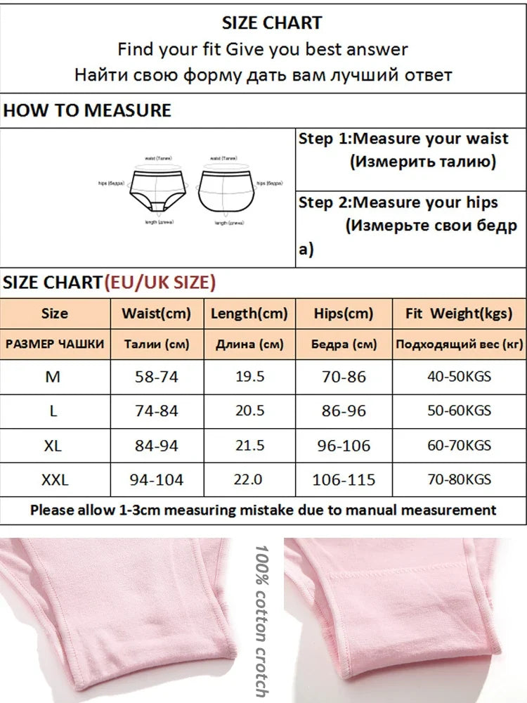 4PCS Seamless Cotton Panties Women Solid Color Briefs Sexy Low Waist Underpants Female Breathable Underwear Ladies Stretch Panti - Fabs things