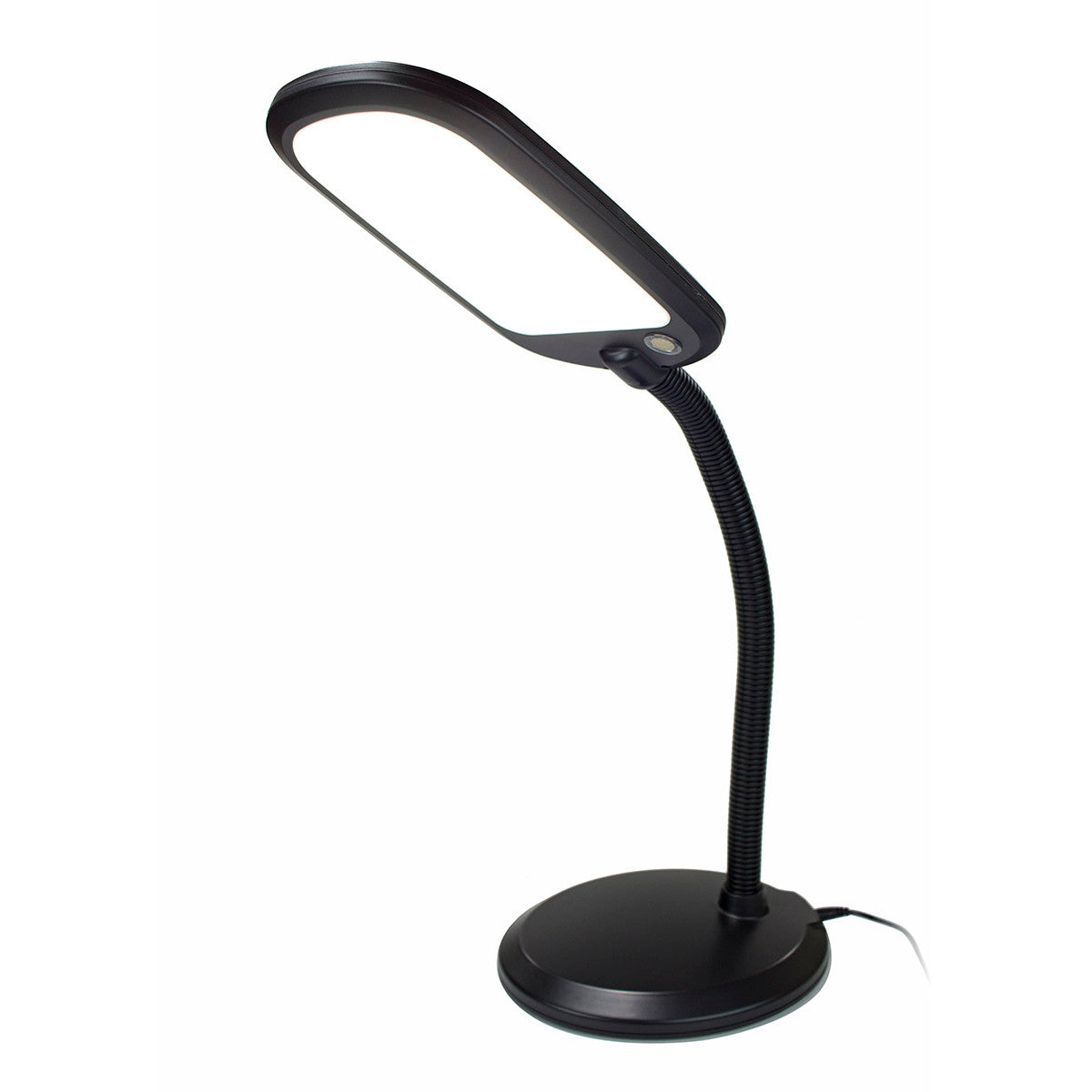 26"H Slim Design LED Bright Reader Natural Daylight Full Spectrum Desk Lamp Black - Fabs things