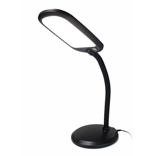 26"H Slim Design LED Bright Reader Natural Daylight Full Spectrum Desk Lamp Black - Fabs things