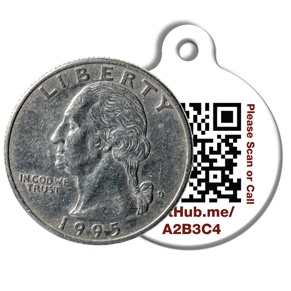 PetHub QR Pet ID Tag – Classic Aluminum - Fabs things