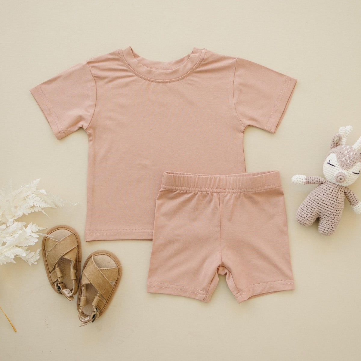 Bamboo Tee & Bike Shorts - sold as separates - Fabs things