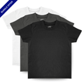 3-PACK RAD ORGANICS TEES - MONOCHROME - Fabs things