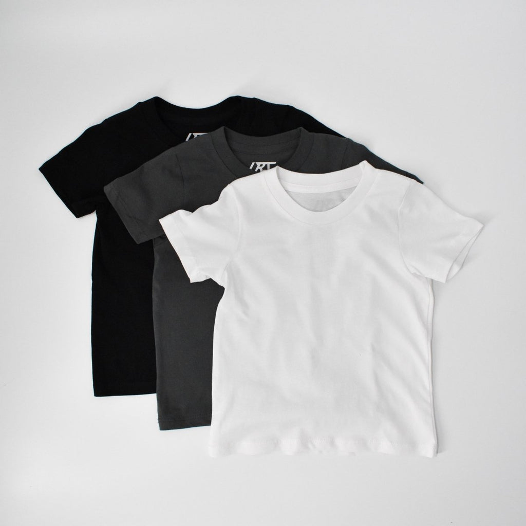 3-PACK RAD ORGANICS TEES - MONOCHROME - Fabs things