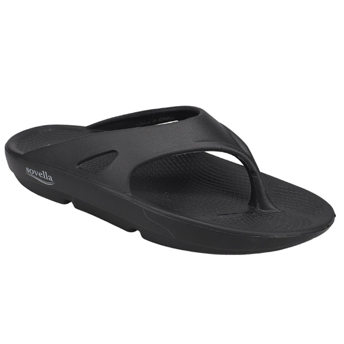 Sovella Active Recovery Sandals Women's PF Thong Black - Fabs things