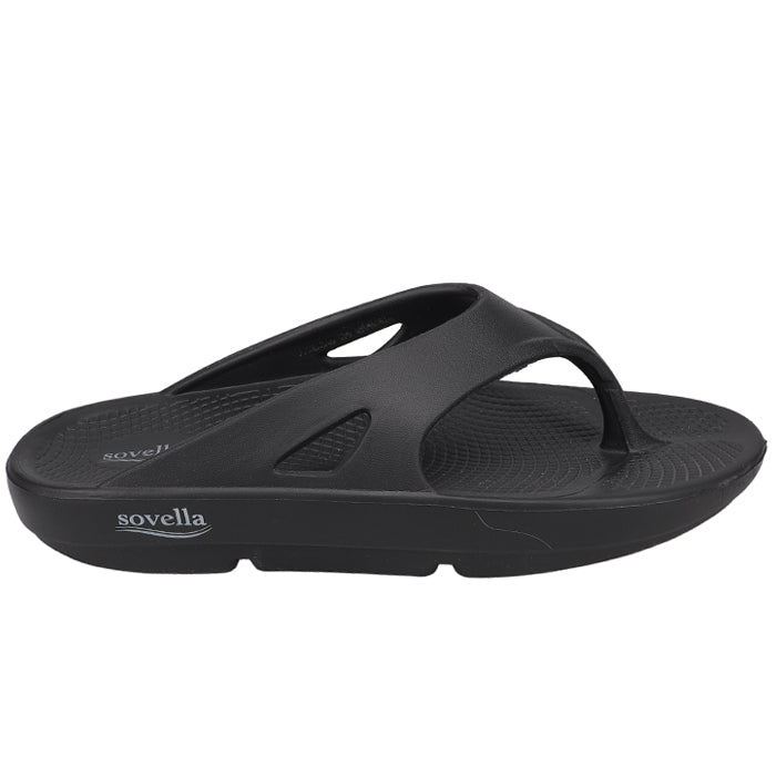 Sovella Active Recovery Sandals Women's PF Thong Black - Fabs things