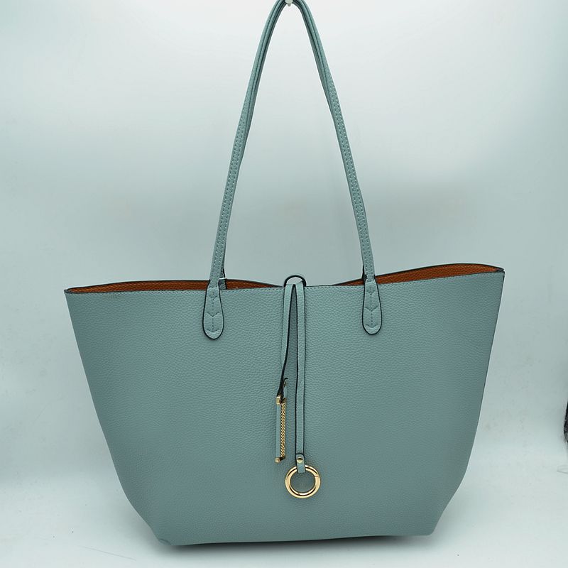 Women's Kendra Reversible Supersoft Vegan Leather Tote Handbag Crossbody Bag - Fabs things