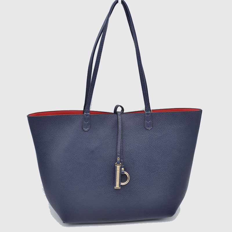 Women's Kendra Reversible Supersoft Vegan Leather Tote Handbag Crossbody Bag - Fabs things