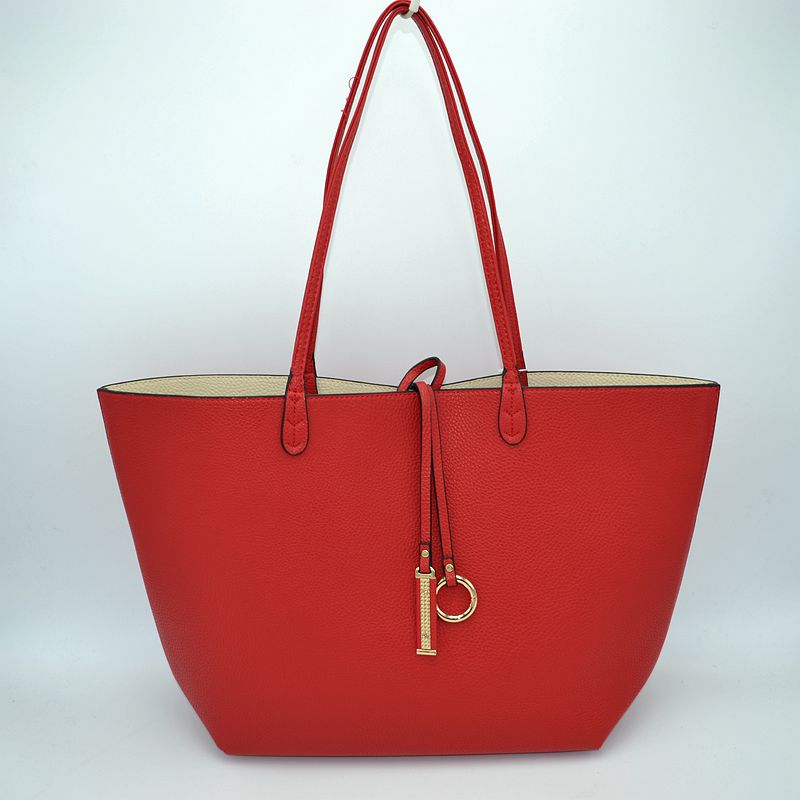 Women's Kendra Reversible Supersoft Vegan Leather Tote Handbag Crossbody Bag - Fabs things