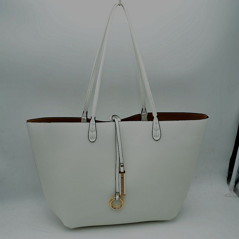 Women's Kendra Reversible Supersoft Vegan Leather Tote Handbag Crossbody Bag - Fabs things