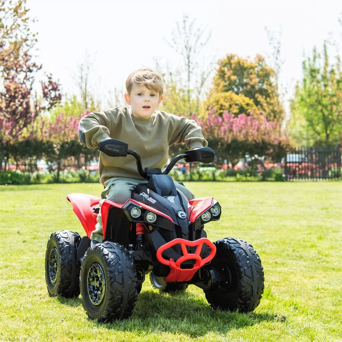 24V Can Am Renegade 1-Seater Kids ATV - Fabs things