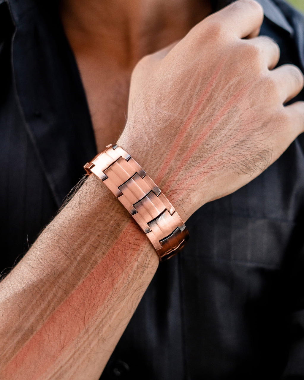 3x Strength Copper Magnetic Bracelet for Men (Legacy) - Fabs things