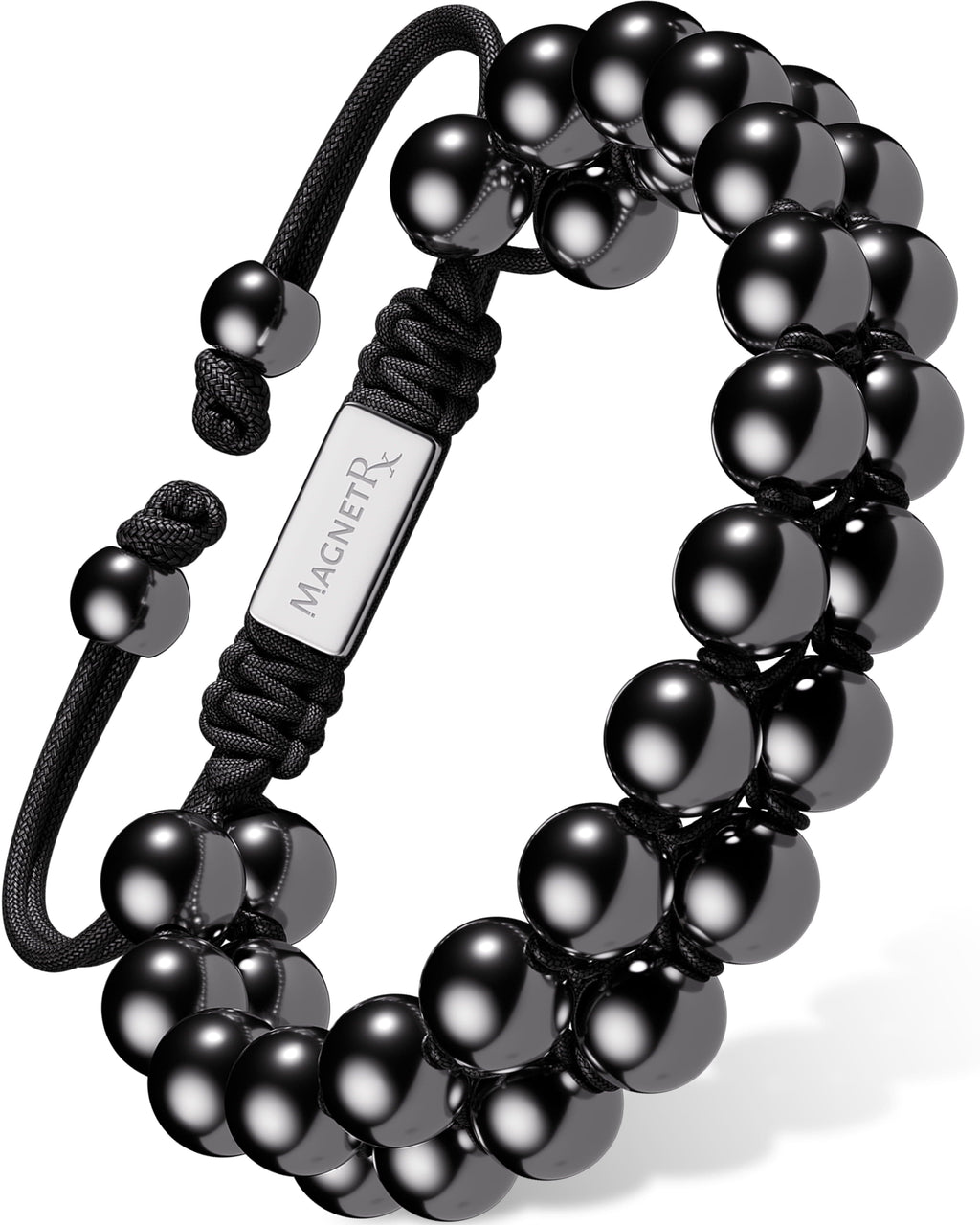 High Power Magnetic Hematite Bracelet Double Row - Fabs things