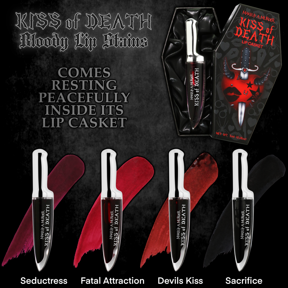 KISS of DEATH Bloody Lip Stains - Fabs things