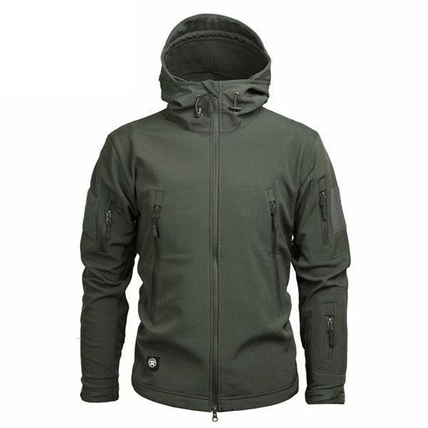 Men Green Autumn Camouflage Jacket Men's Lightweight Water-Resistant Jacket Tactical Clothing  Male Camouflage Windbreaker Breathable Outdoor Snow Jacket - Fabs things