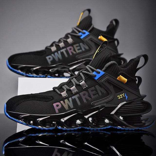 Men's Casual Sports Increase Fashion Reflective Blade Running Sneakers Luxury Walking Gym Shoes High Quality Breathable Mesh Sneakers For Jogging Walking Athletics Trainer Sports Sneakers - Fabs things