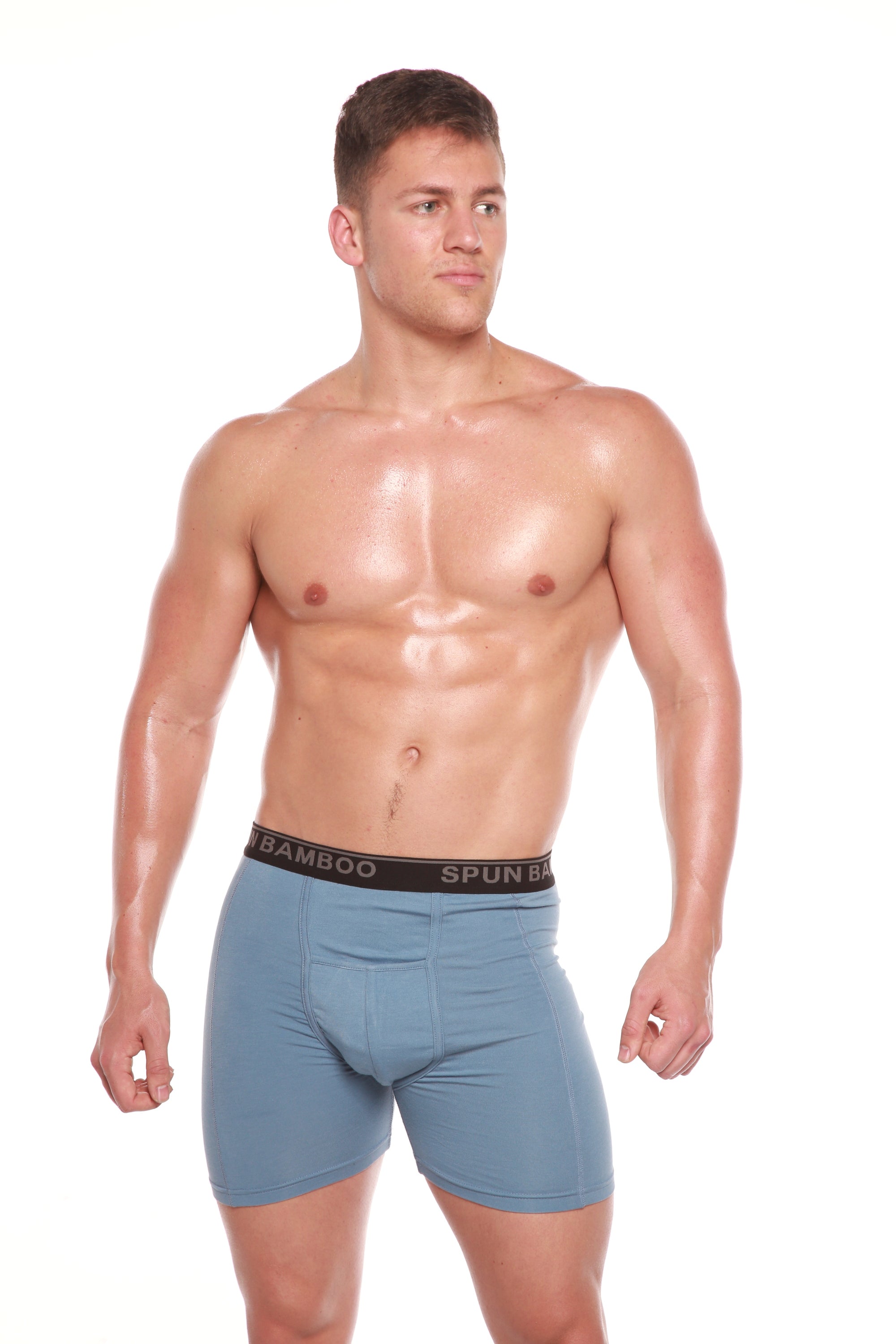 Men's Bamboo Boxer Briefs – Bamboo Viscose, Organic Cotton, Horizontal Fly