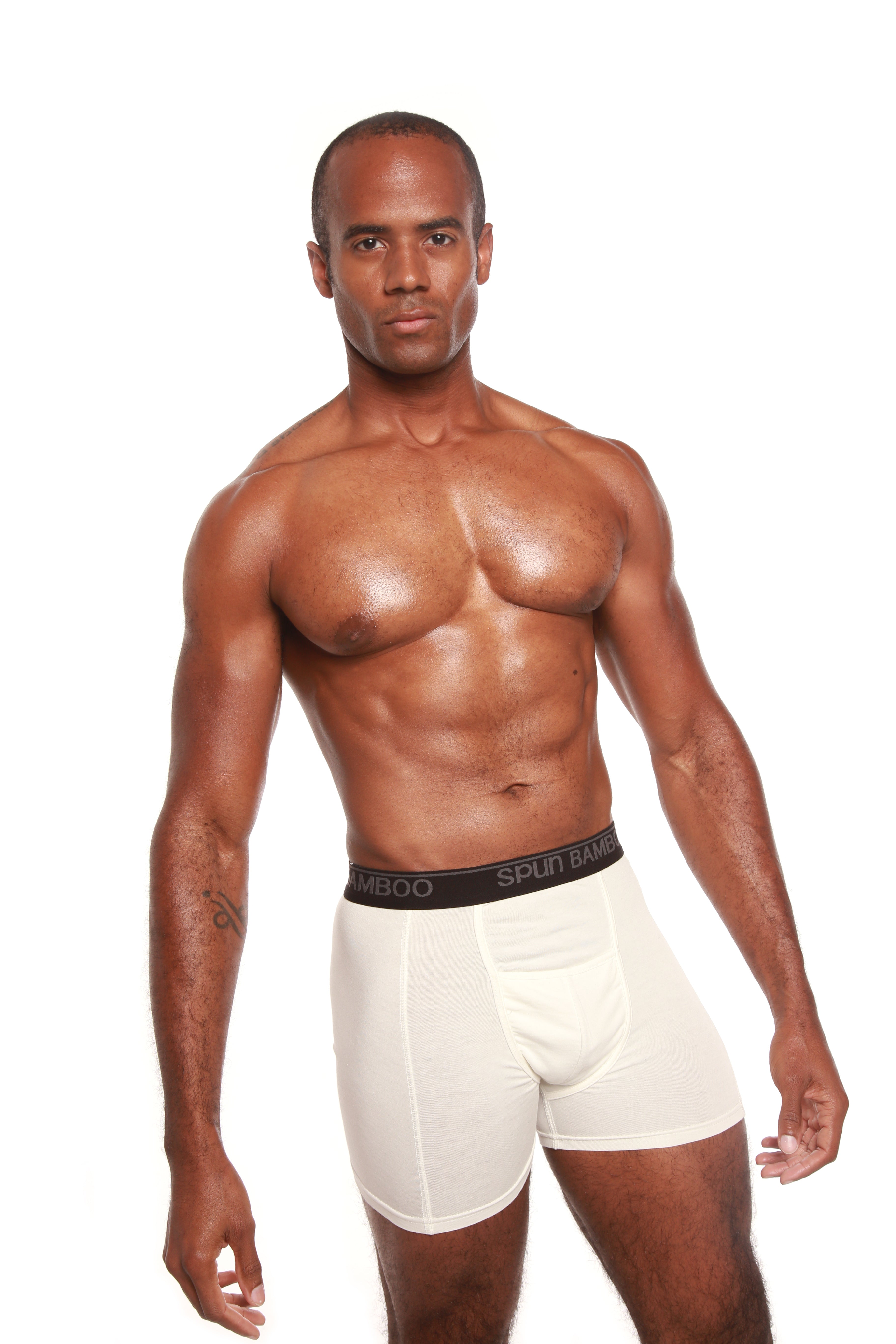 Men's Bamboo Boxer Briefs – Bamboo Viscose, Organic Cotton, Horizontal Fly