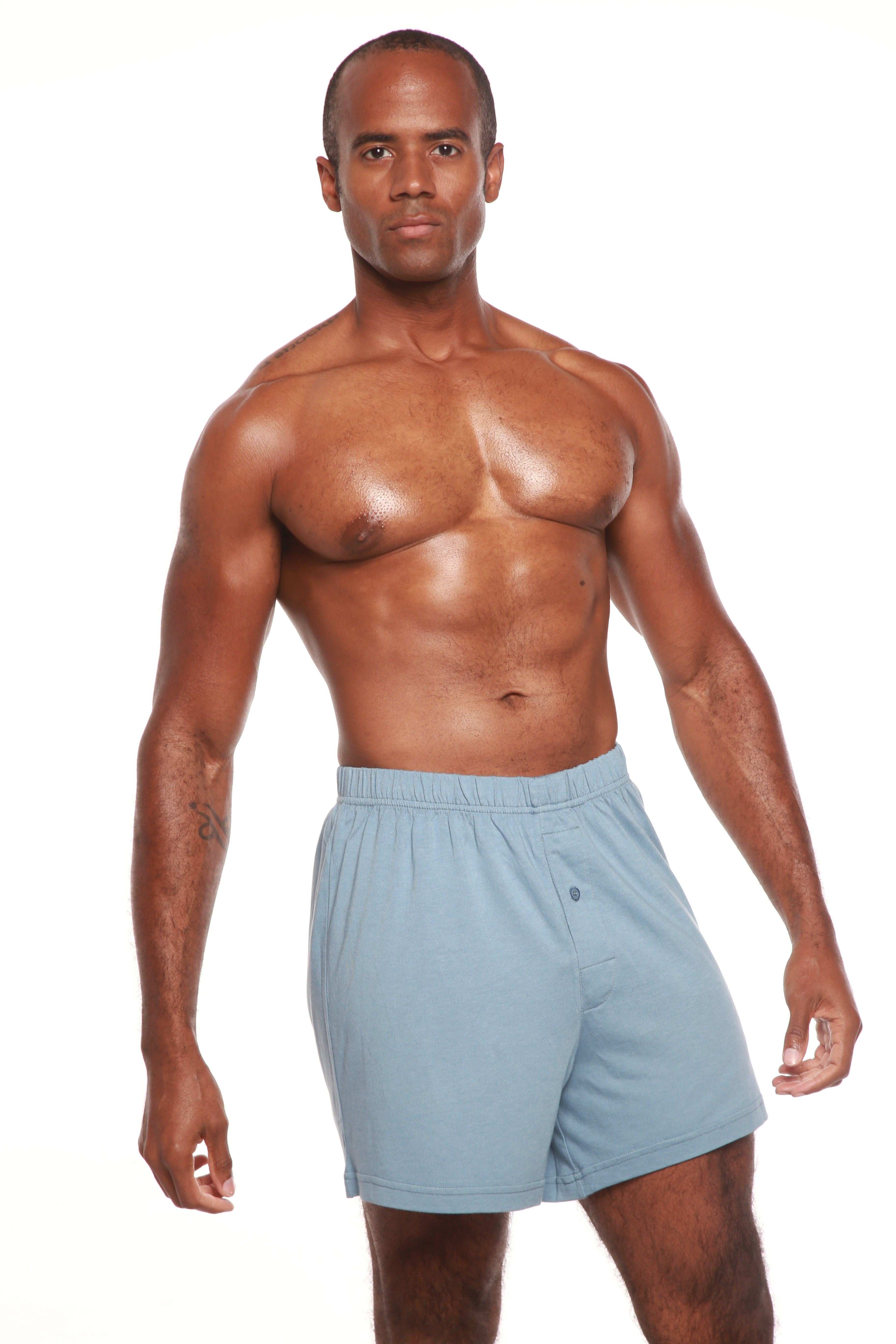 Men's Bamboo Boxer Shorts – Bamboo Viscose, Organic Cotton, Button Fly