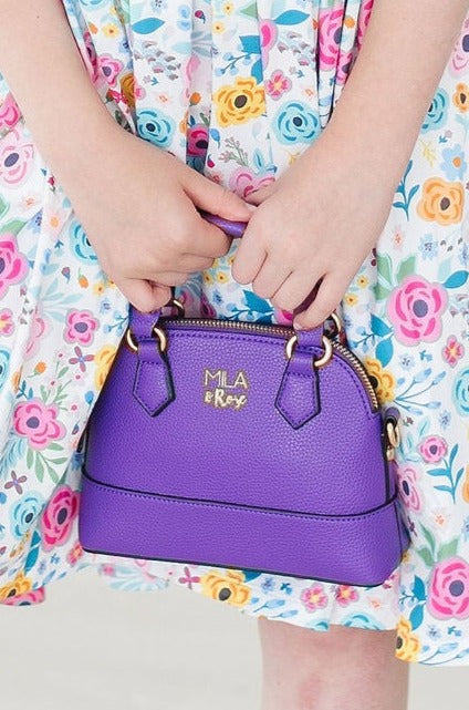 Purple Girl's Crossbody Purse - Fabs things