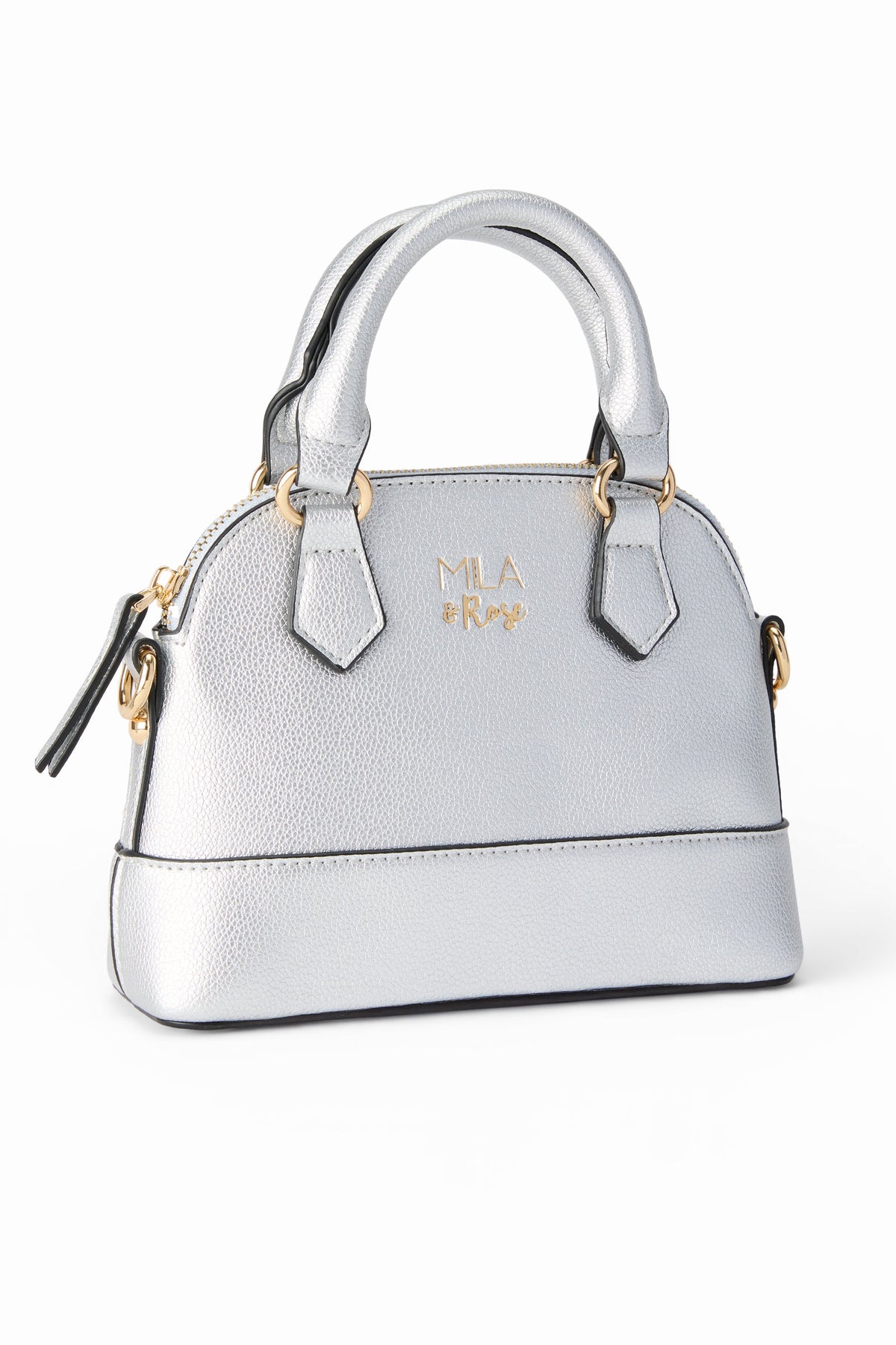 SALE Silver Metallic Girl's Crossbody Purse - Fabs things