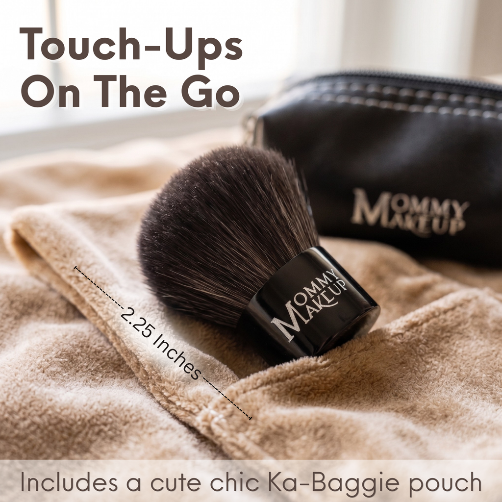 Kabuki Brush - Hand cut, Vegan, Cruelty-Free Mineral Makeup Brush - Fabs things