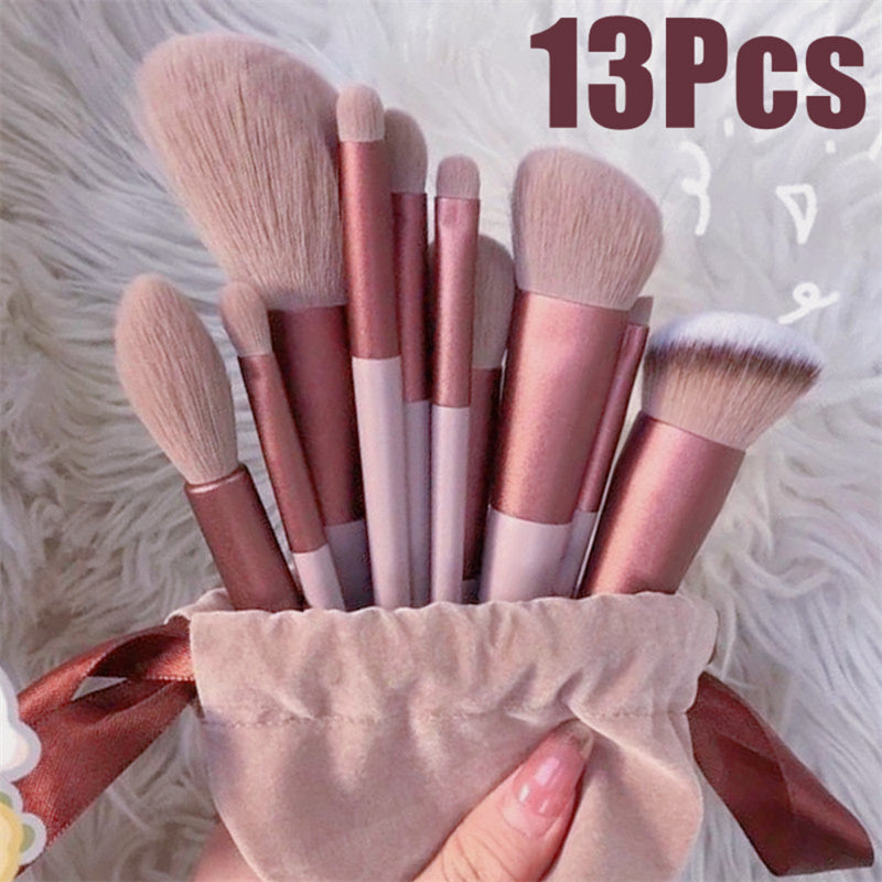 13Pcs Makeup Brush Set Make Up Concealer Brush Blush Powder Brush Eye Shadow Highlighter Foundation Brush Cosmetic Beauty Tools - Fabs things