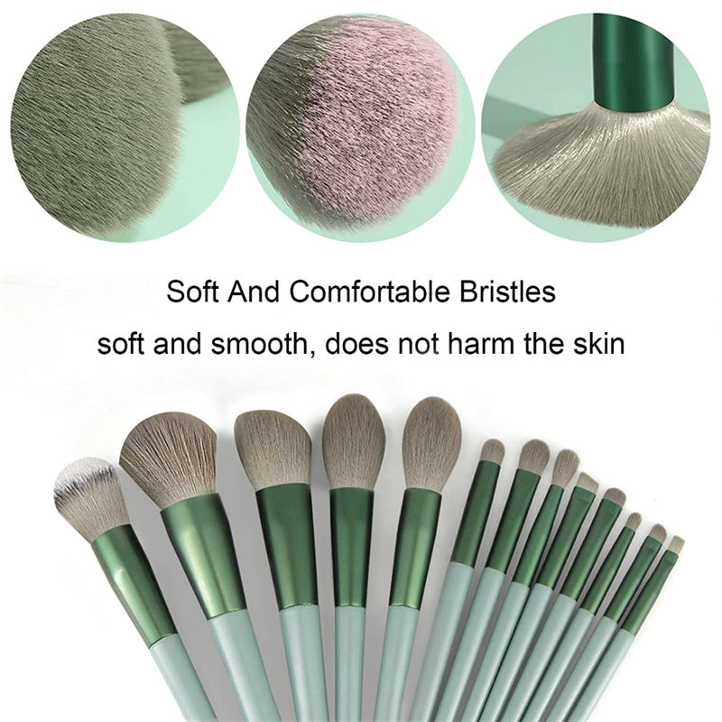13Pcs Makeup Brush Set Make Up Concealer Brush Blush Powder Brush Eye Shadow Highlighter Foundation Brush Cosmetic Beauty Tools - Fabs things