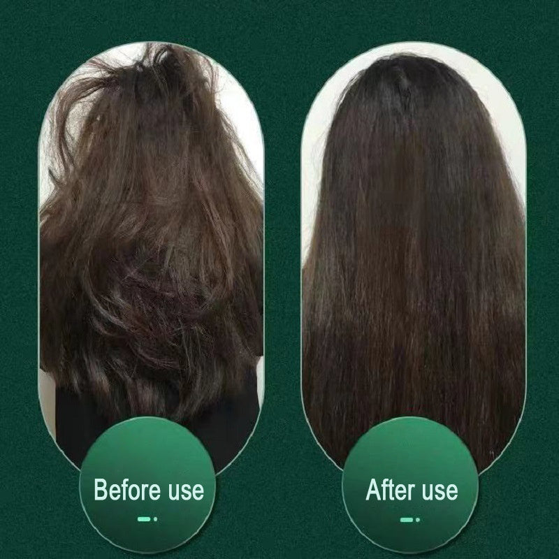New 2 In 1 Hair Straightener Hot Comb Negative Ion Curling Tong Dual-purpose Electric Hair Brush - Fabs things