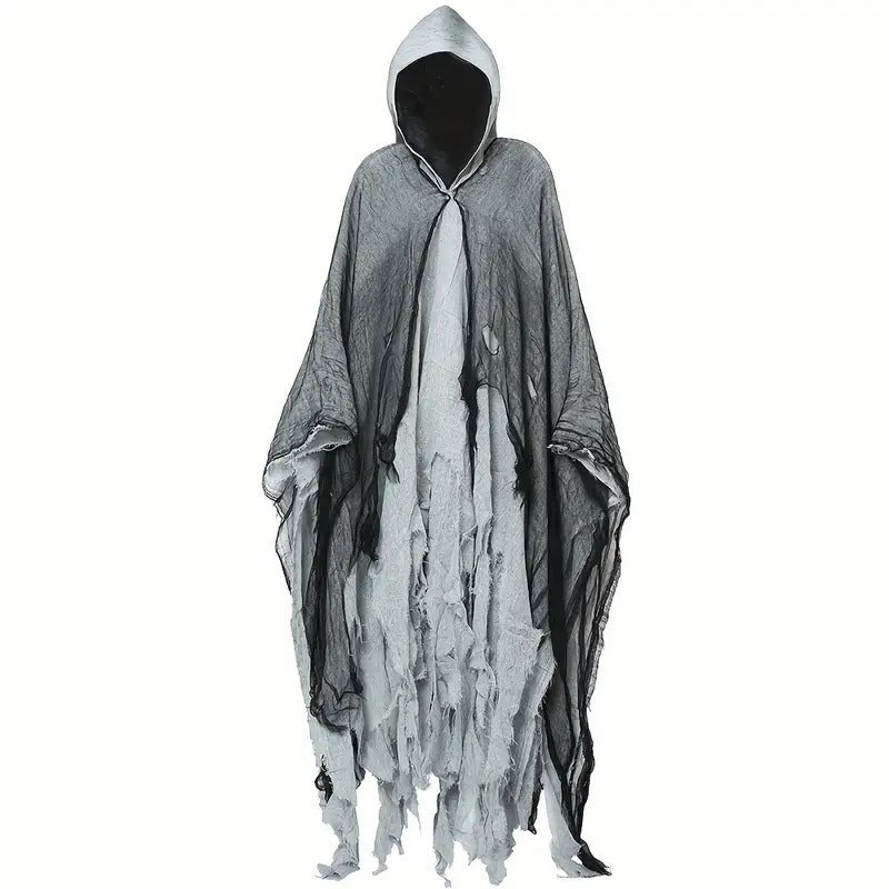 Halloween Witch Cloak Skull-patterned Clothes Death Costume Props - Fabs things