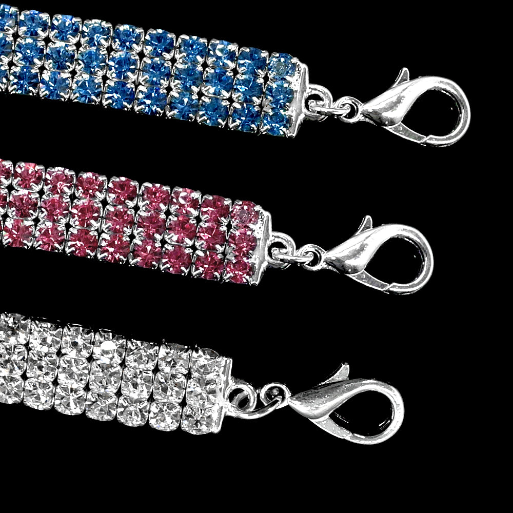 Bling Rhinestone Dog Collar Crystal Puppy Chihuahua Pet Dog Collars Leash For Small Medium Dogs Cats - Fabs things