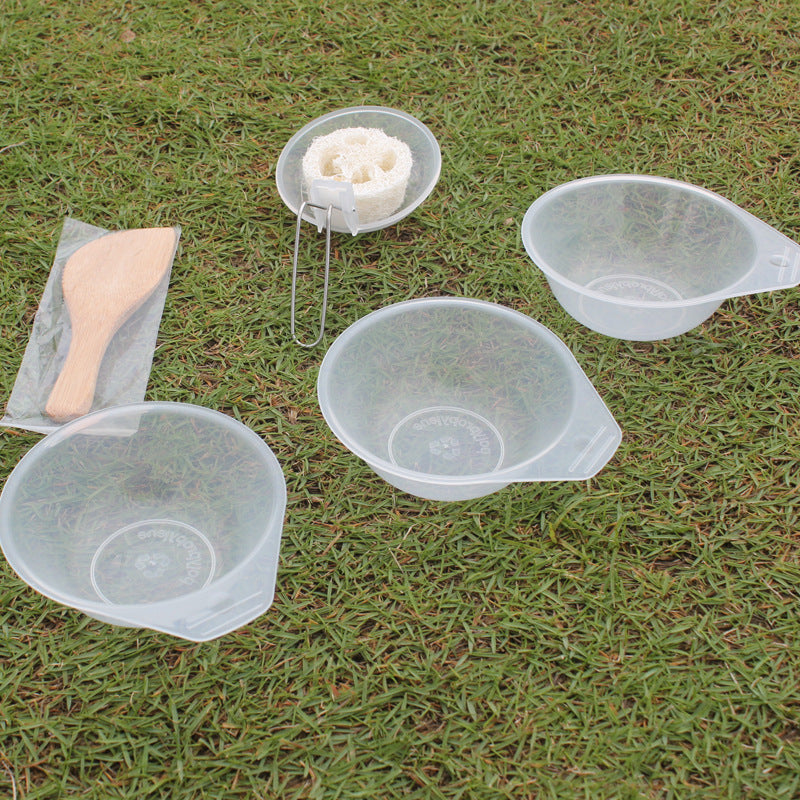 Outdoor Portable Cookware Camping Hiking Picnic Non-stick Cooking Pan Pot Bowl Set for 2-3 Person - Fabs things