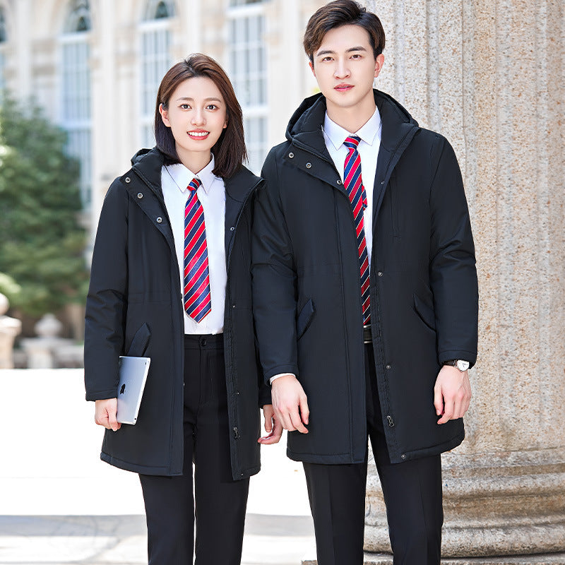 Men's And Women's Parka Thickened Cotton-padded Clothes Winter Warm-keeping  Clothing Overalls - Fabs things