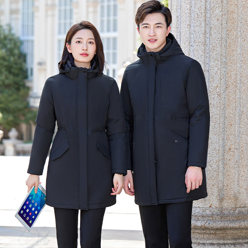 Men's And Women's Parka Thickened Cotton-padded Clothes Winter Warm-keeping  Clothing Overalls - Fabs things