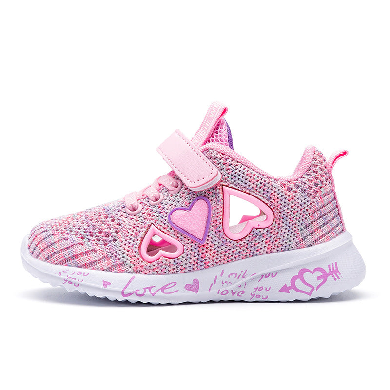 Casual Shoes Light Mesh Sneakers Kids Summer Children Fashion Tenis Cute Sport Cartoon Female Running Sock Footwear - Fabs things