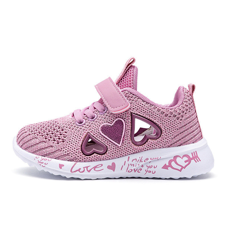Casual Shoes Light Mesh Sneakers Kids Summer Children Fashion Tenis Cute Sport Cartoon Female Running Sock Footwear - Fabs things