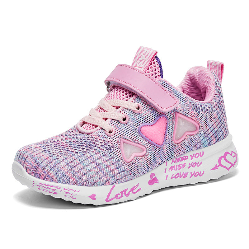 Casual Shoes Light Mesh Sneakers Kids Summer Children Fashion Tenis Cute Sport Cartoon Female Running Sock Footwear - Fabs things