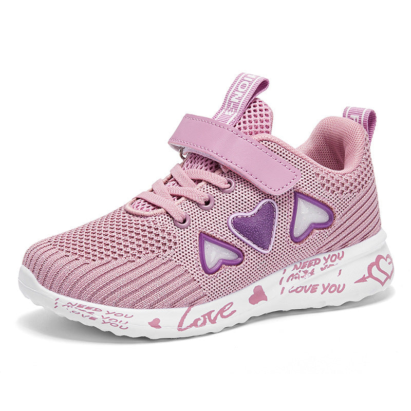 Casual Shoes Light Mesh Sneakers Kids Summer Children Fashion Tenis Cute Sport Cartoon Female Running Sock Footwear - Fabs things